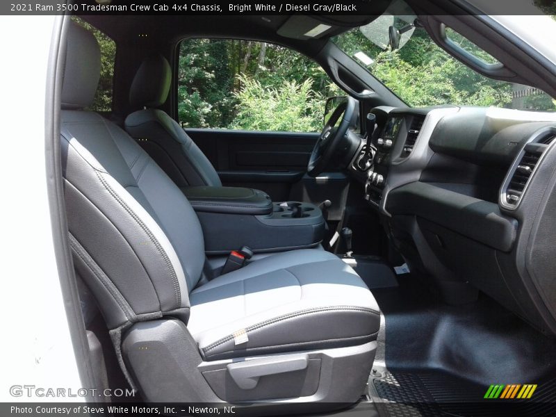Bright White / Diesel Gray/Black 2021 Ram 3500 Tradesman Crew Cab 4x4 Chassis