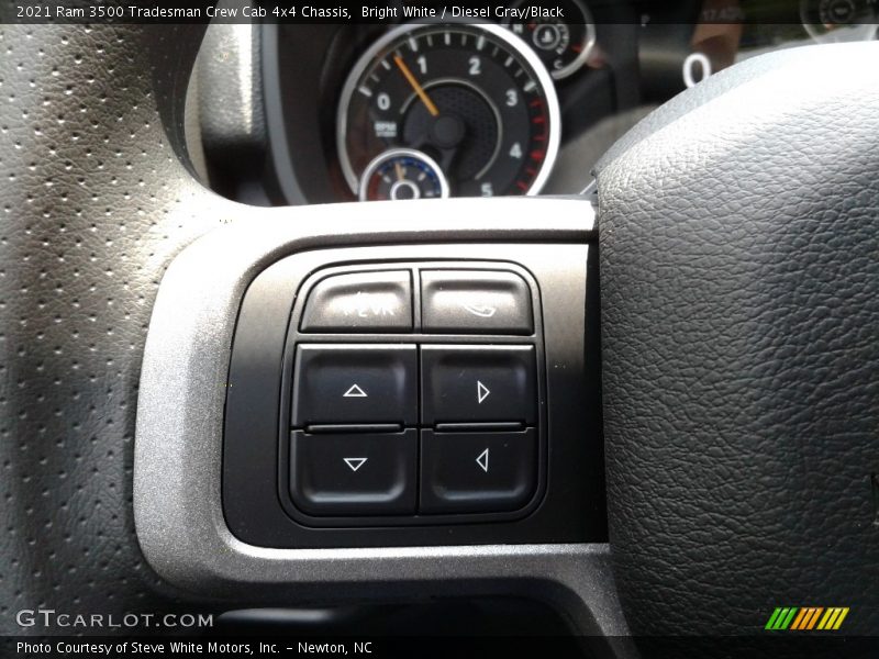 Bright White / Diesel Gray/Black 2021 Ram 3500 Tradesman Crew Cab 4x4 Chassis