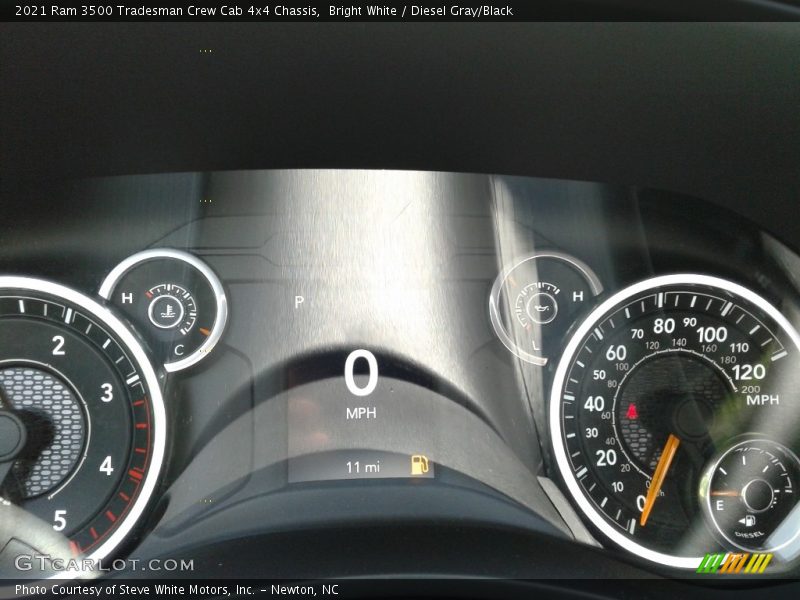 Bright White / Diesel Gray/Black 2021 Ram 3500 Tradesman Crew Cab 4x4 Chassis