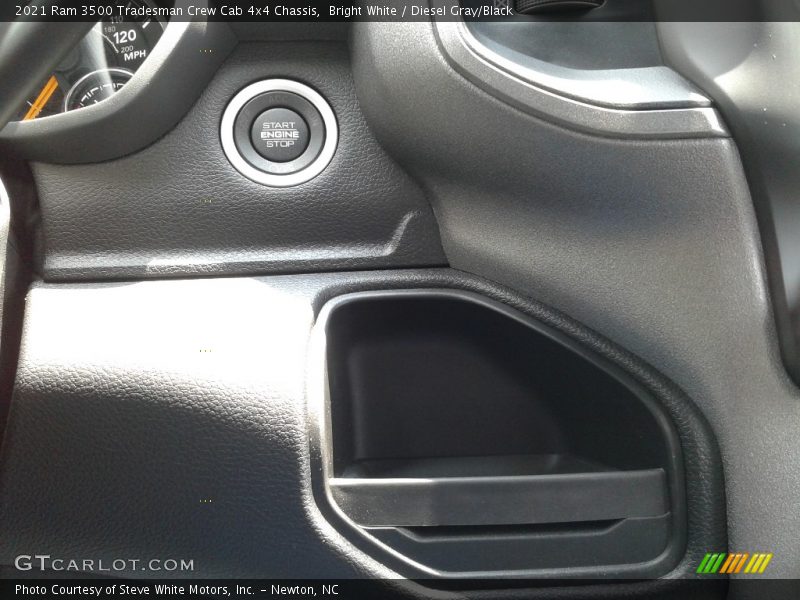 Bright White / Diesel Gray/Black 2021 Ram 3500 Tradesman Crew Cab 4x4 Chassis