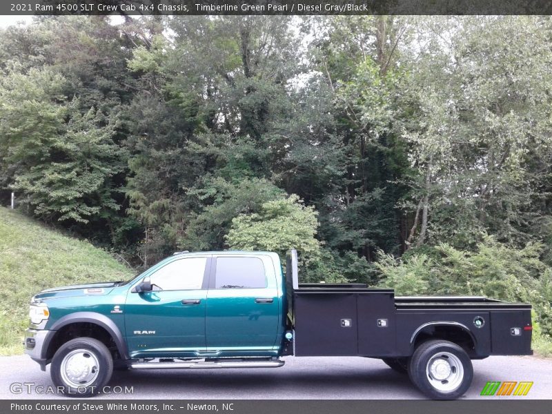 Timberline Green Pearl / Diesel Gray/Black 2021 Ram 4500 SLT Crew Cab 4x4 Chassis