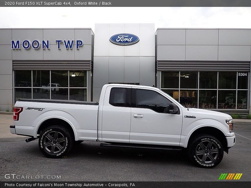 Oxford White / Black 2020 Ford F150 XLT SuperCab 4x4