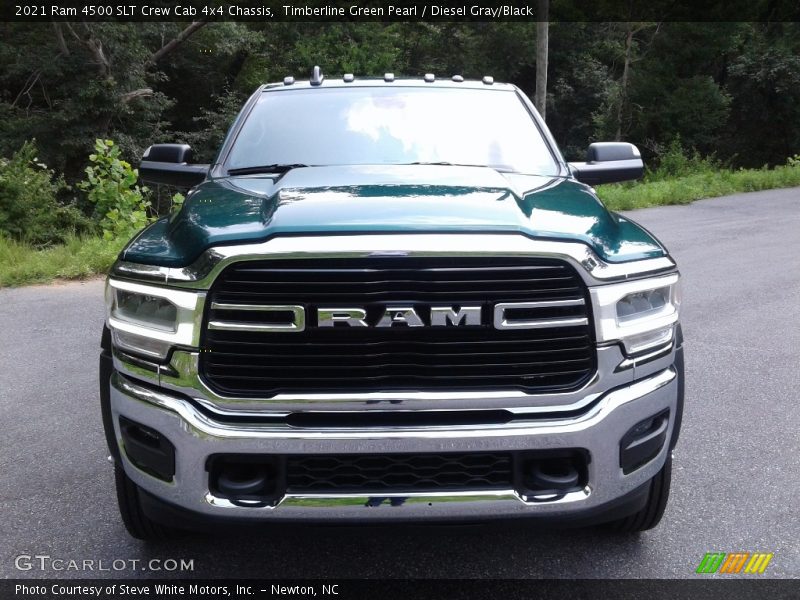 Timberline Green Pearl / Diesel Gray/Black 2021 Ram 4500 SLT Crew Cab 4x4 Chassis