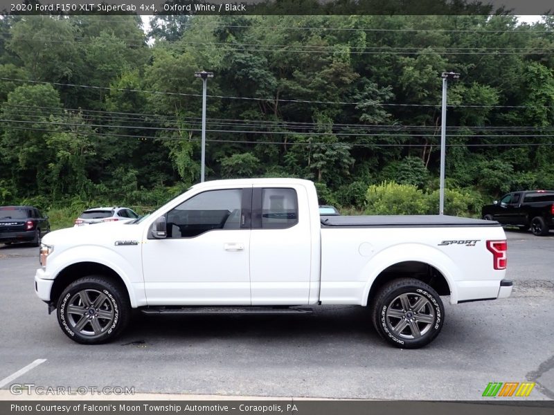 Oxford White / Black 2020 Ford F150 XLT SuperCab 4x4
