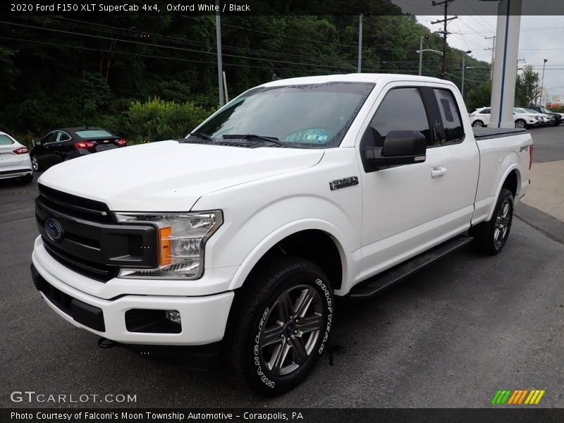 Oxford White / Black 2020 Ford F150 XLT SuperCab 4x4