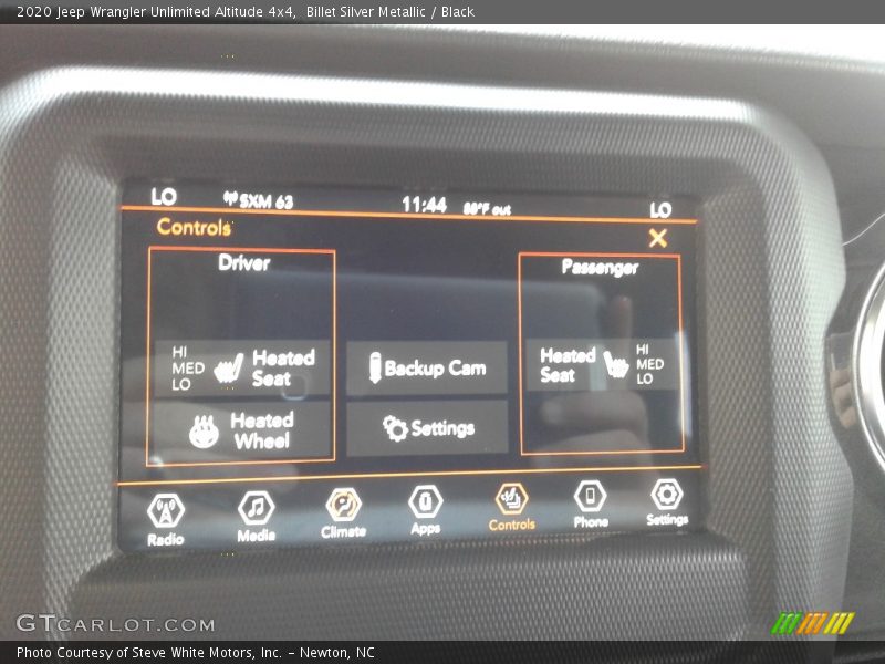 Billet Silver Metallic / Black 2020 Jeep Wrangler Unlimited Altitude 4x4
