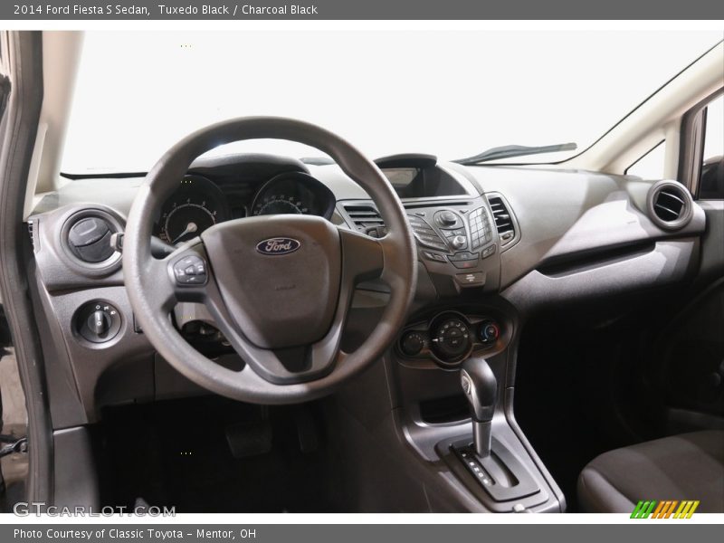 Tuxedo Black / Charcoal Black 2014 Ford Fiesta S Sedan