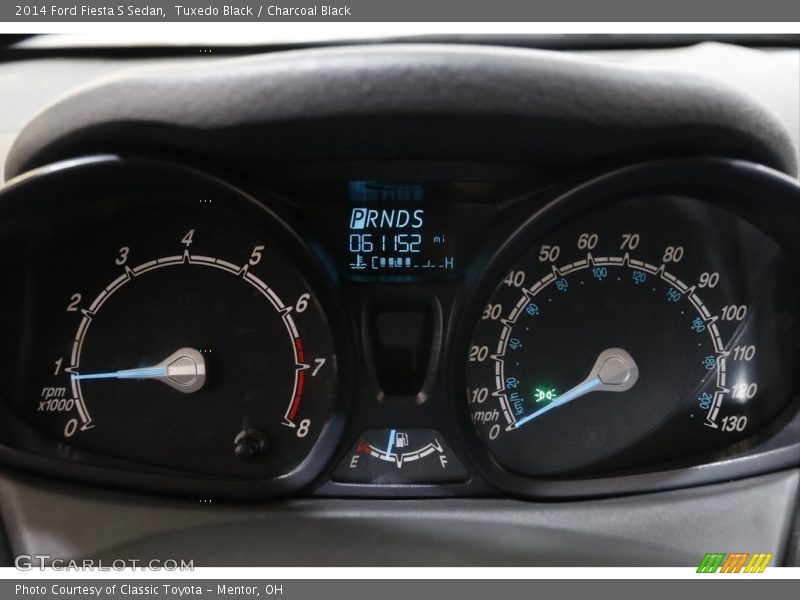 Tuxedo Black / Charcoal Black 2014 Ford Fiesta S Sedan