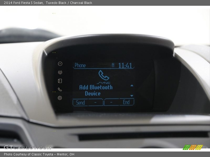 Tuxedo Black / Charcoal Black 2014 Ford Fiesta S Sedan