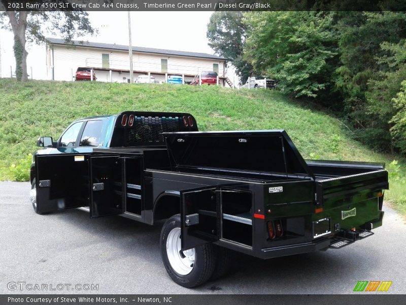 Timberline Green Pearl / Diesel Gray/Black 2021 Ram 4500 SLT Crew Cab 4x4 Chassis