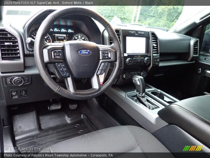 Oxford White / Black 2020 Ford F150 XLT SuperCab 4x4