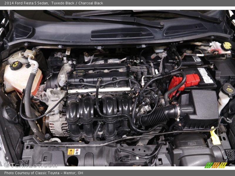 Tuxedo Black / Charcoal Black 2014 Ford Fiesta S Sedan