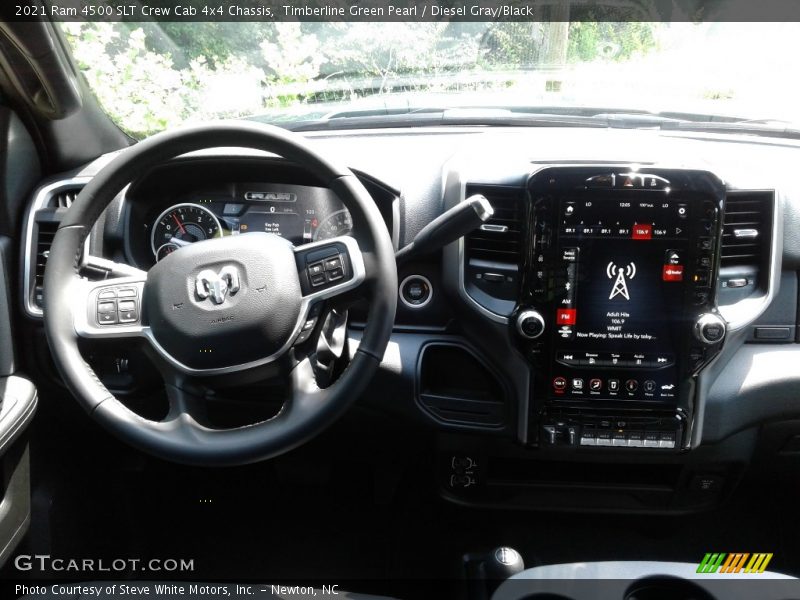 Timberline Green Pearl / Diesel Gray/Black 2021 Ram 4500 SLT Crew Cab 4x4 Chassis