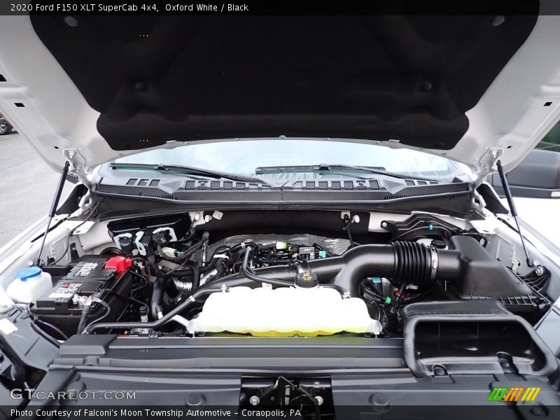 Oxford White / Black 2020 Ford F150 XLT SuperCab 4x4