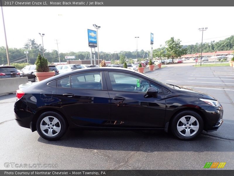 Mosaic Black Metallic / Jet Black 2017 Chevrolet Cruze LS
