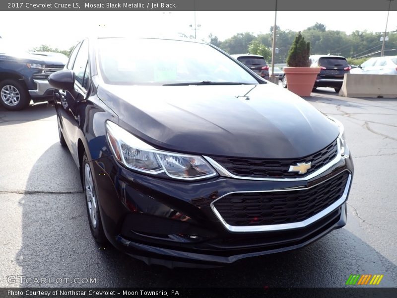 Mosaic Black Metallic / Jet Black 2017 Chevrolet Cruze LS