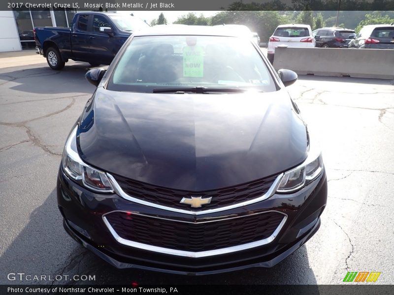 Mosaic Black Metallic / Jet Black 2017 Chevrolet Cruze LS