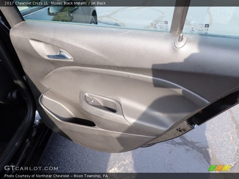 Mosaic Black Metallic / Jet Black 2017 Chevrolet Cruze LS