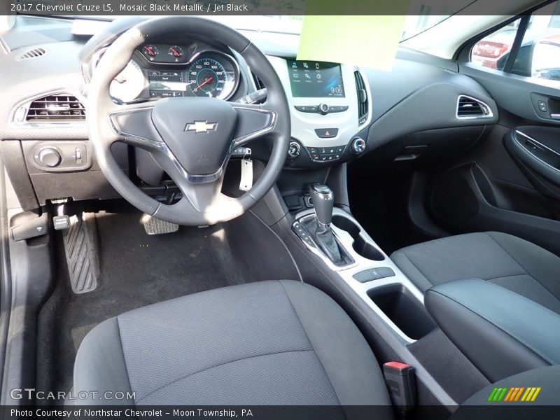 Mosaic Black Metallic / Jet Black 2017 Chevrolet Cruze LS
