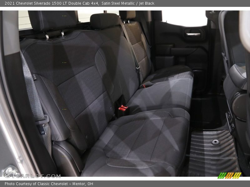 Satin Steel Metallic / Jet Black 2021 Chevrolet Silverado 1500 LT Double Cab 4x4