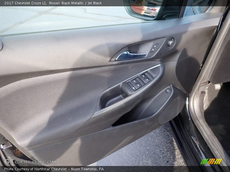 Mosaic Black Metallic / Jet Black 2017 Chevrolet Cruze LS
