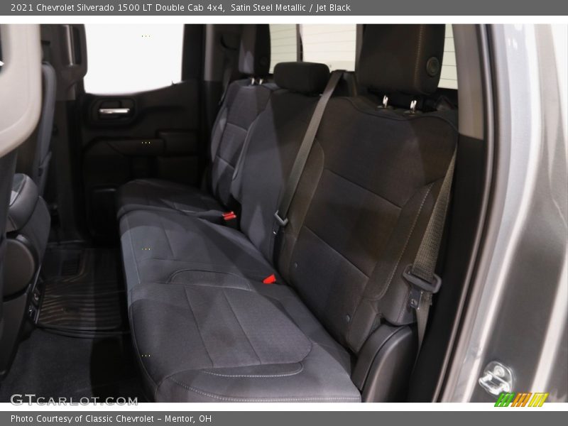 Satin Steel Metallic / Jet Black 2021 Chevrolet Silverado 1500 LT Double Cab 4x4