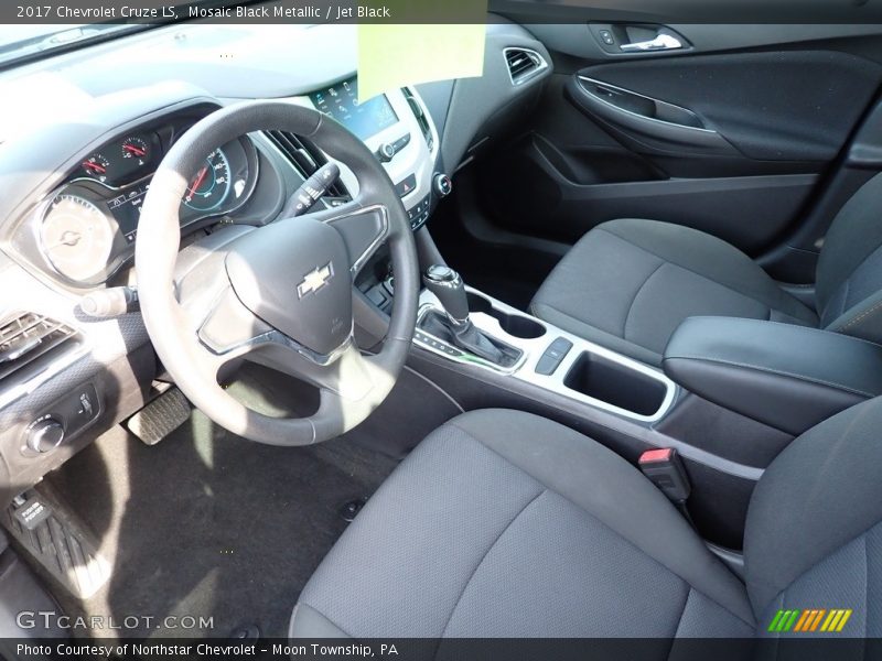 Mosaic Black Metallic / Jet Black 2017 Chevrolet Cruze LS
