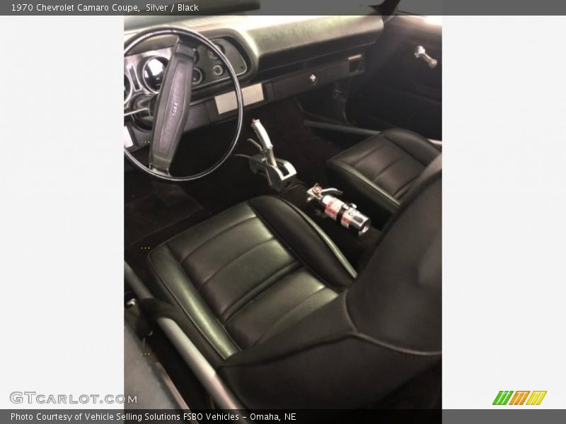 Silver / Black 1970 Chevrolet Camaro Coupe