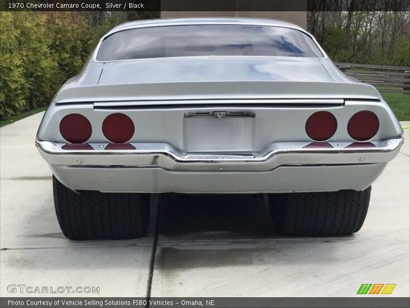 Silver / Black 1970 Chevrolet Camaro Coupe