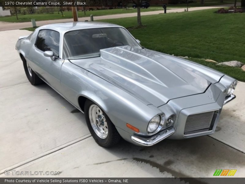 Silver / Black 1970 Chevrolet Camaro Coupe