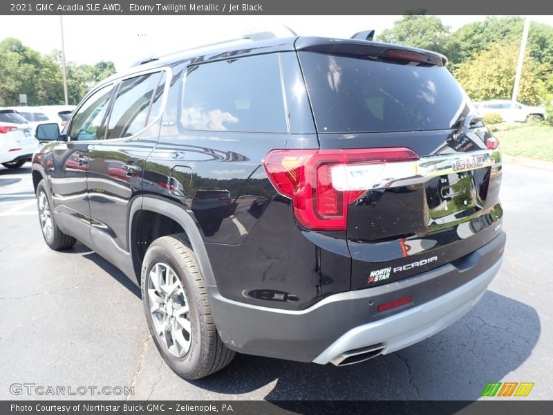 Ebony Twilight Metallic / Jet Black 2021 GMC Acadia SLE AWD