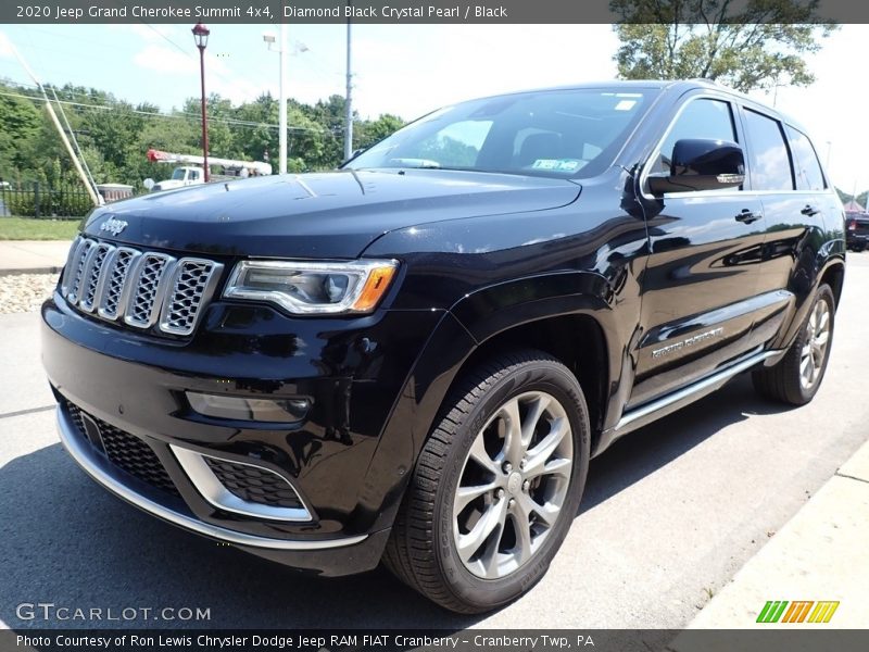 Diamond Black Crystal Pearl / Black 2020 Jeep Grand Cherokee Summit 4x4