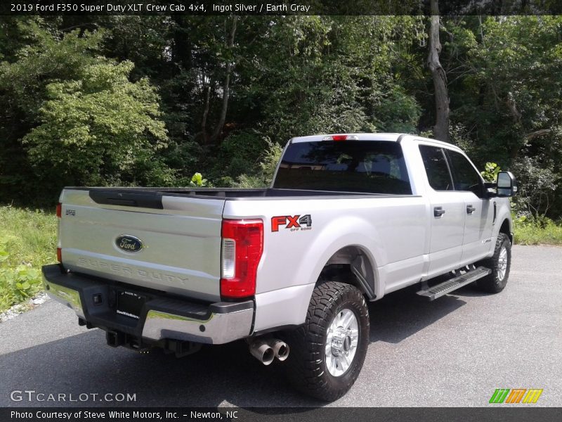 Ingot Silver / Earth Gray 2019 Ford F350 Super Duty XLT Crew Cab 4x4