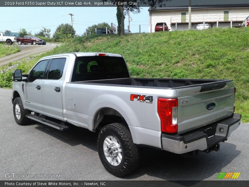 Ingot Silver / Earth Gray 2019 Ford F350 Super Duty XLT Crew Cab 4x4