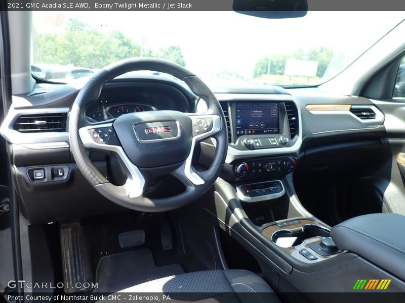 Ebony Twilight Metallic / Jet Black 2021 GMC Acadia SLE AWD