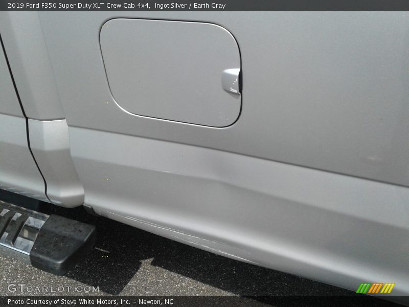 Ingot Silver / Earth Gray 2019 Ford F350 Super Duty XLT Crew Cab 4x4