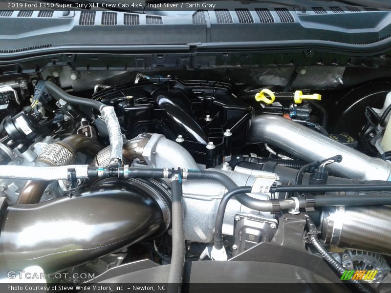 Ingot Silver / Earth Gray 2019 Ford F350 Super Duty XLT Crew Cab 4x4