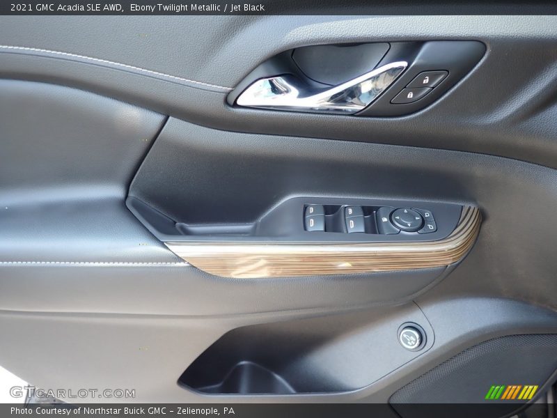 Ebony Twilight Metallic / Jet Black 2021 GMC Acadia SLE AWD