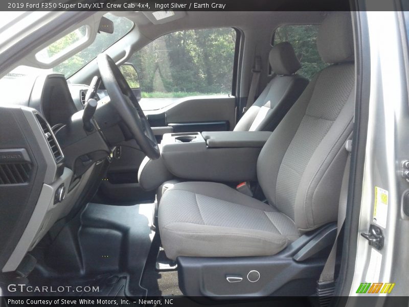 Ingot Silver / Earth Gray 2019 Ford F350 Super Duty XLT Crew Cab 4x4