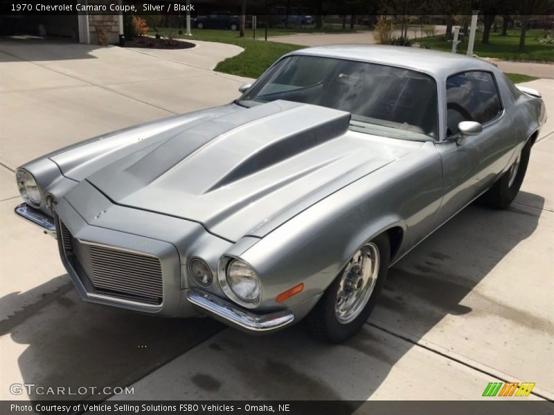 Silver / Black 1970 Chevrolet Camaro Coupe