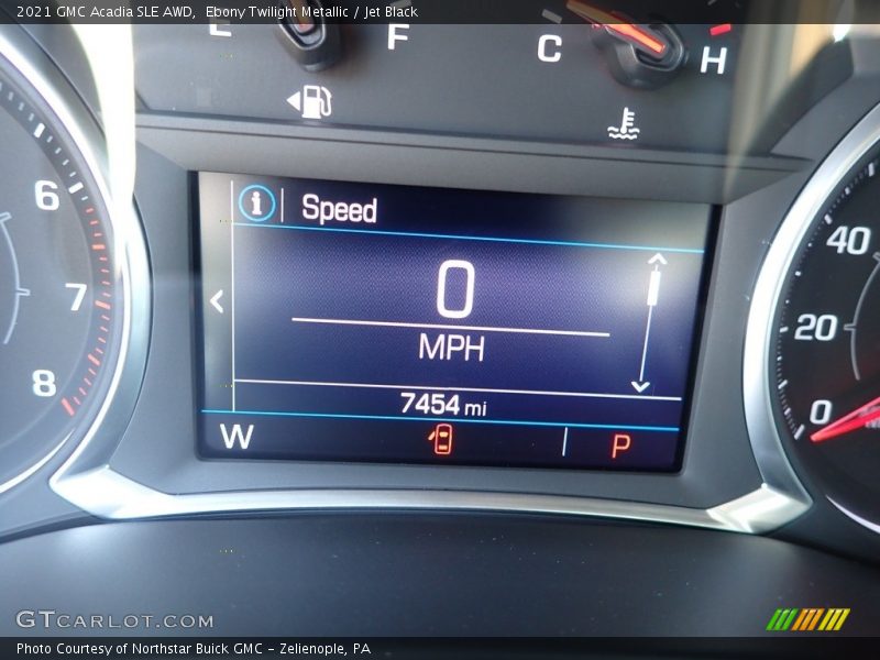 Ebony Twilight Metallic / Jet Black 2021 GMC Acadia SLE AWD