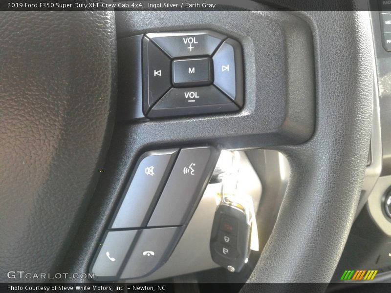 Ingot Silver / Earth Gray 2019 Ford F350 Super Duty XLT Crew Cab 4x4