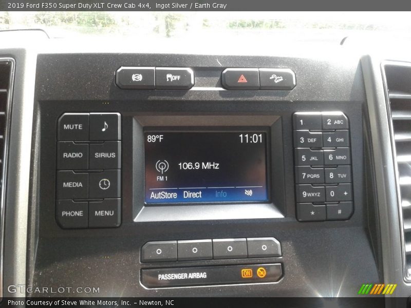 Ingot Silver / Earth Gray 2019 Ford F350 Super Duty XLT Crew Cab 4x4