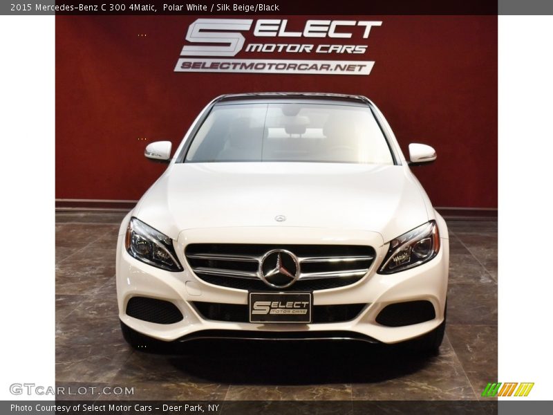 Polar White / Silk Beige/Black 2015 Mercedes-Benz C 300 4Matic