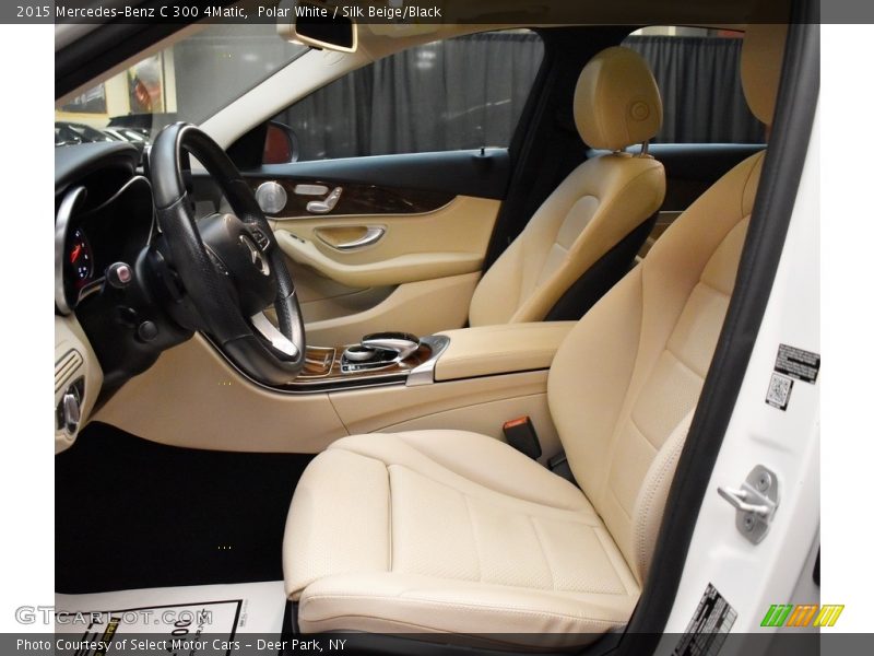 Polar White / Silk Beige/Black 2015 Mercedes-Benz C 300 4Matic