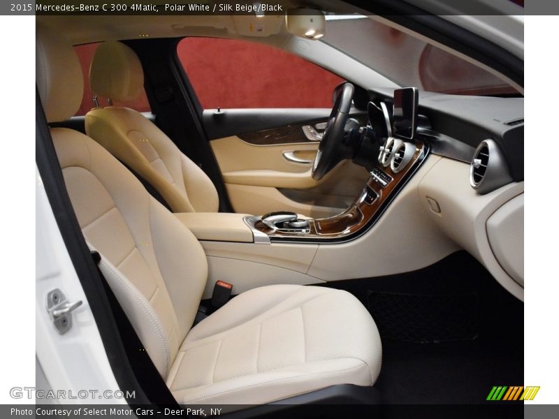 Polar White / Silk Beige/Black 2015 Mercedes-Benz C 300 4Matic