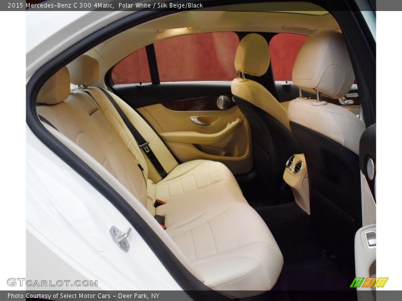 Polar White / Silk Beige/Black 2015 Mercedes-Benz C 300 4Matic