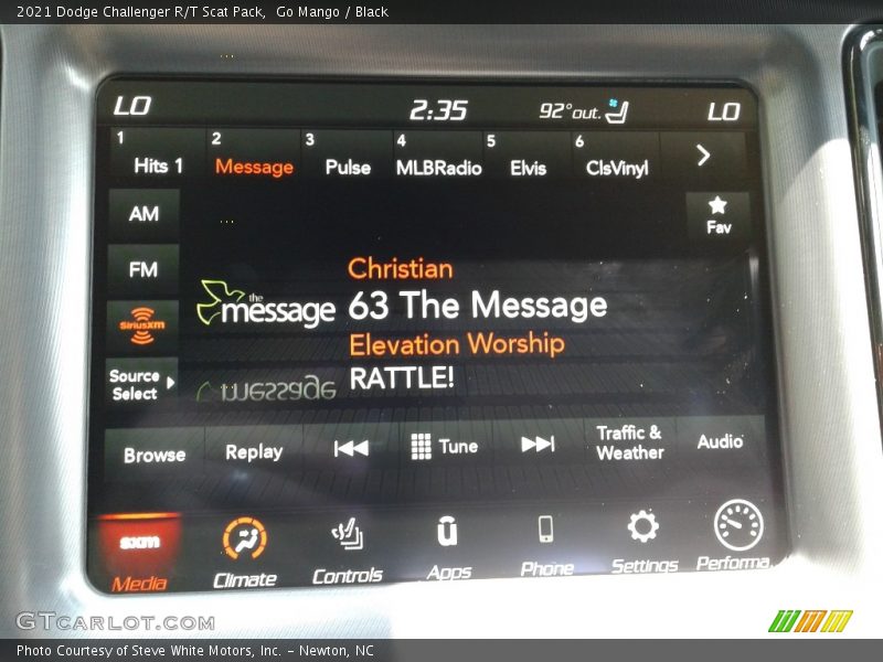Go Mango / Black 2021 Dodge Challenger R/T Scat Pack
