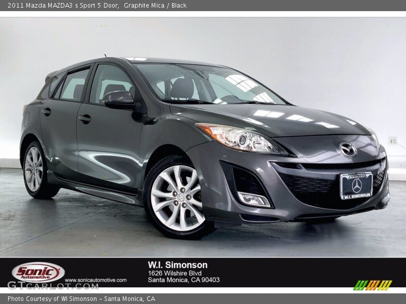 Graphite Mica / Black 2011 Mazda MAZDA3 s Sport 5 Door