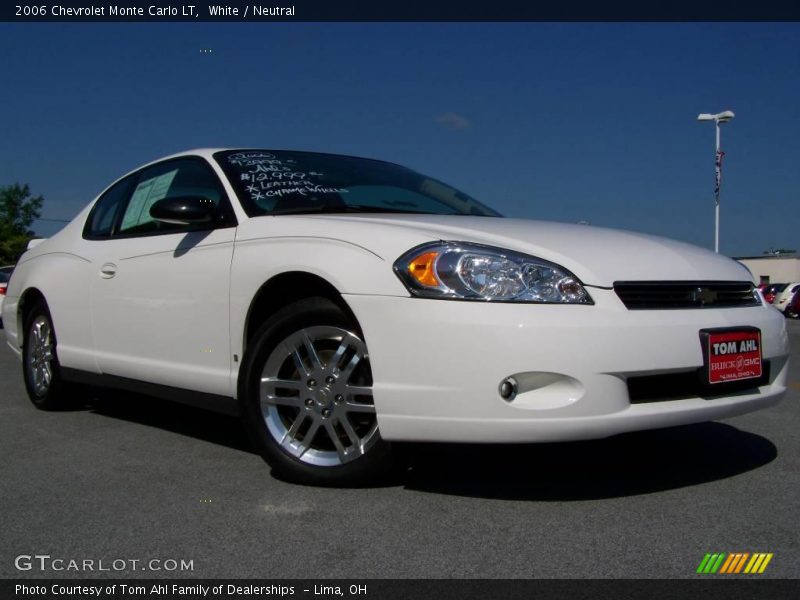 White / Neutral 2006 Chevrolet Monte Carlo LT